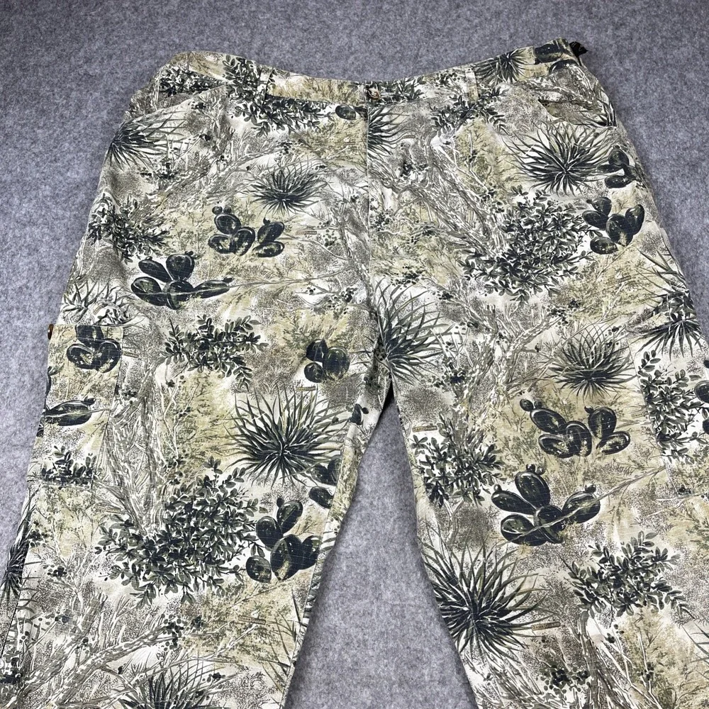 GameGuard Camo Cargo Pants Mens 2XL 40x32 Desert Brush Ripstop Hunting Outdoor *